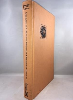 Bild des Verkufers fr Discourses of Authority in Medieval and Renaissance Literature zum Verkauf von Great Expectations Rare Books