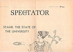 Seller image for The Spectator - Vol. IV, No. 2 - February 13, 1967 [NEWSPAPER-FORMAT] for sale by Cameron-Wolfe Booksellers