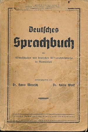 Deutsches Sprachbuch für Mittelschulen mit deutscher Unterrichtssprache in Rumänien.