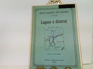 Atlante topografico della Svizzera. Lugano e dintorni. Maßstab / Scala di 1 : 50 000