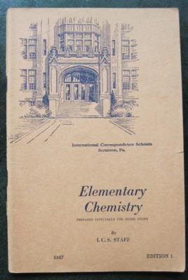 Bild des Verkufers fr Elementary Chemistry, 5367, Edition 1 zum Verkauf von Reflection Publications