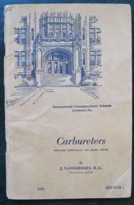 Seller image for Carbureters, 5181, Edition 1 for sale by Reflection Publications