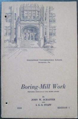 Boring-Mill Work, 2236, Edition 1