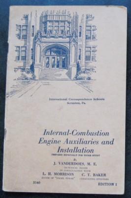 Seller image for Internal-Combustion Engine Auxiliaries and Installation, 3140, Edition 1 for sale by Reflection Publications