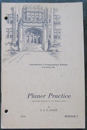 Seller image for Planer Practice, 2214, Edition 1 for sale by Reflection Publications