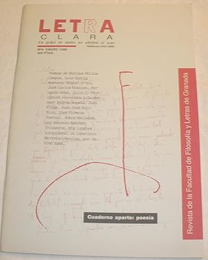 Immagine del venditore per Mis lugares lorquianos: Un laberinto de coincidencias. Revista "Letra clara" n 4. venduto da Aaromadelibros