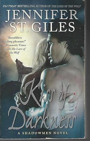 Imagen del vendedor de Kiss of Darkness (The Shadowmen, Book 3) a la venta por Vada's Book Store