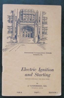 Seller image for Electric Ignition and Starting, 5180A, Part 1, Edition 1 for sale by Reflection Publications