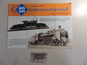 Roco International: Neuheiten '78 Modelleisenbahnen.