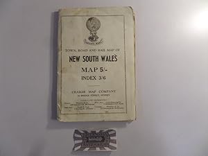 Craigie's road, town & rail map of New South Wales. Map 5/- ; index 3/6. Showing postal towns, ra...