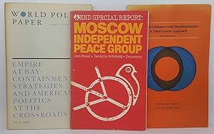 3 Peace Pamplets (Moscow Independent Peace Group; Normative Initiatives and Demilitarization; Emp...