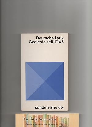 Immagine del venditore per Deutsche Lyrik - Gedichte seit 1945 venduto da La Petite Bouquinerie
