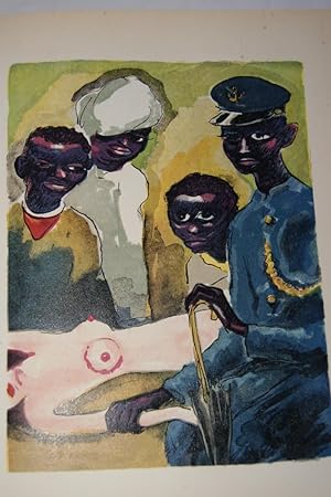 Seller image for KEES VAN DONGEN GRAVURE COULEUR AMINA ESCLAVES NU-MILLE NUITS ET UNE NUIT K04 for sale by Librairie RAIMOND