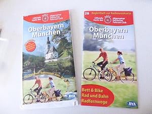 Bild des Verkufers fr Oberbayern Mnchen. Radtourenkarte 26: 1:150.000. Mit Begleitheft zur Radtourenkarte. Radfernwege - Bahn - Bett & Bike. zum Verkauf von Deichkieker Bcherkiste