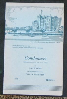 Seller image for Condensers, 2865, Edition 1 for sale by Reflection Publications