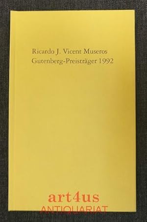 Gutenberg-Preis der Stadt Mainz und der Internationalen Gutenberg-Gesellschaft verliehen an Ricar...