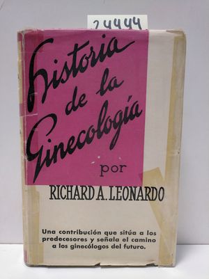 Imagen del vendedor de HISTORIA DE LA GINECOLOGA a la venta por Librera Circus