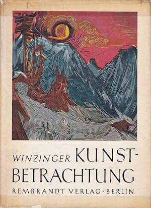 Imagen del vendedor de Kunstbetrachtung a la venta por Die Buchgeister