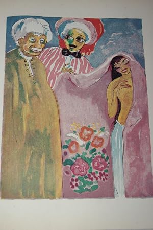 Seller image for KEES VAN DONGEN GRAVURE COULEUR SOUK ESCLAVES FEMME-MILLE NUITS ET UNE NUIT K09 for sale by Librairie RAIMOND