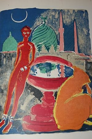 Seller image for KEES VAN DONGEN GRAVURE BAGDAD CLAIR DE LUNE FEMME MILLE NUITS ET UNE NUIT K14 for sale by Librairie RAIMOND