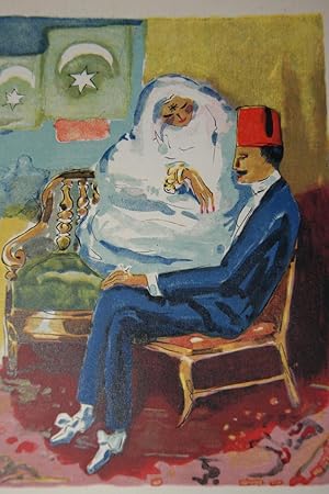 Seller image for KEES VAN DONGEN GRAVURE FEMME CONSULTATION MILLE NUITS ET UNE NUIT K27 for sale by Librairie RAIMOND