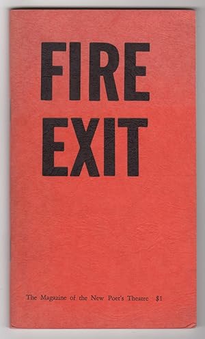 Seller image for Fire Exit, The Magazine of the New Poet's Theatre, Volume 1, Number 1 (1968) for sale by Philip Smith, Bookseller