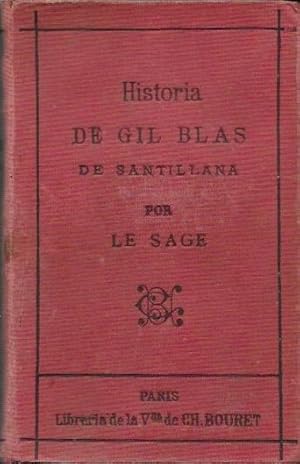 Image du vendeur pour Historia de Gil Blas de Santillana mis en vente par Bittersweet Books