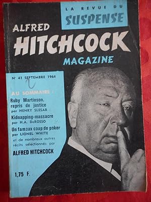 Bild des Verkufers fr Hitchcock Magazine / La revue du suspense - N 41 - septembre 1964 zum Verkauf von Frederic Delbos
