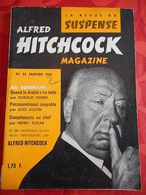 Bild des Verkufers fr Alfred Hitchcock Magazine / La revue du suspense - N 33 - janvier 1964 zum Verkauf von Frederic Delbos