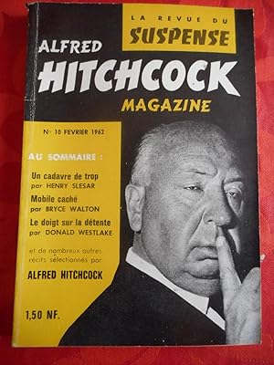 Bild des Verkufers fr Alfred Hitchcock Magazine / La revue du suspense - N 10 - fevrier 1962 zum Verkauf von Frederic Delbos