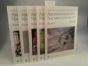 Archäologisches Nachrichtenblatt, 5 Hefte: Band 1, Heft 1 und 4; Band 6, Heft 1, 2 und 4 Präsidiu...