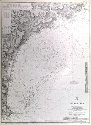 START BAY. Sea chart of Start Bay south of Dartmouth, surveyed by F. J. Evans and J. S. Taylor ...
