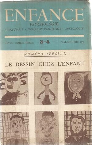 Enfance - revue bimestrielle 3 - 4 1950 - Le dessin chez l'enfant