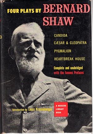 Imagen del vendedor de Four Plays By Bernard Shaw (Candida, Caesar & Cleopatra; Pygmalion; Heartbreak House) a la venta por Dorley House Books, Inc.