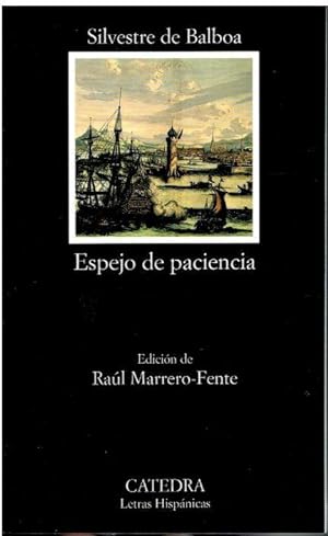 Imagen del vendedor de ESPEJO DE PACIENCIA. Edicin de Ral Marrero-Fente. 1 ed. a la venta por angeles sancha libros