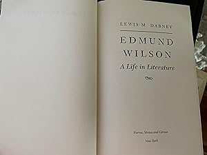 Imagen del vendedor de Edmund Wilson-A Life in Literature a la venta por Taylor & Baumann Books, LLC