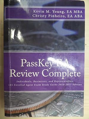 Immagine del venditore per PassKey EA Review Complete: Individuals, Businesses and Representation: IRS Enrolled Agent Exam Study Guide 2010-2011 Edition venduto da Archives Books inc.