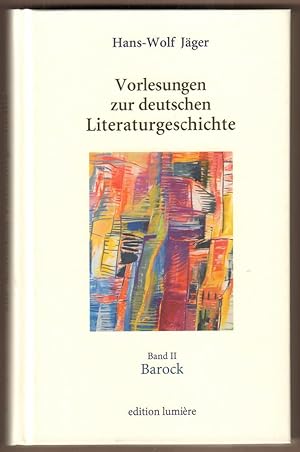 Bild des Verkufers fr Vorlesungen zur deutschen Literaturgeschichte. BandII: Barock. Hg. von Holger Bning. zum Verkauf von Antiquariat Neue Kritik