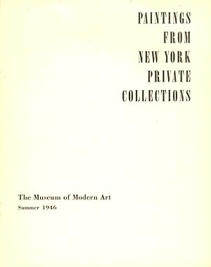 Bild des Verkufers fr Paintings From New York Private Collections zum Verkauf von Kenneth Mallory Bookseller ABAA