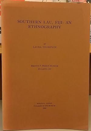 Southern Lau, Fiji: An Ethnography