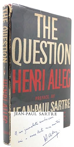 Bild des Verkufers fr THE QUESTION Signed by Henri ALLEG zum Verkauf von Rare Book Cellar