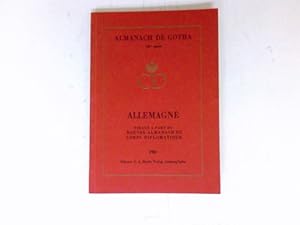Allemagne: Annuaire Diplomatique et Statistique. Titage a part du Nouvel Almanach du Corps Diplom...