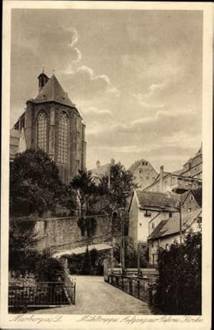 10 alte Ansichtskarten Marburg an der Lahn, verschiedene Ansichten