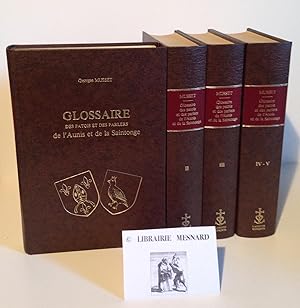 Glossaire des patois et des parlers de l'Aunis et de la Saintonge. Marseille. Lafitte Reprints. 1...