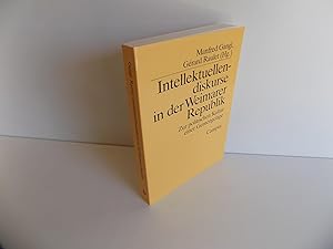 Seller image for Intellektuellendiskurse in der Weimarer Republik. Zur politischen Kultur einer Gemengelage. for sale by Antiquariat Rolf Bulang