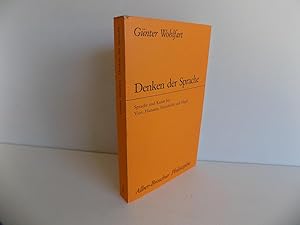 Denken der Sprache. Sprache und Kunst bei Vico, Hamann, Humboldt und Hegel (= Alber-Broschur Phil...