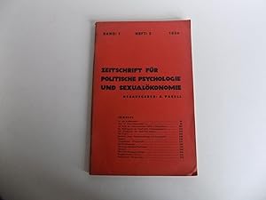 Immagine del venditore per Zeitschrift fr politische Psychologie und Sexualkonomie, Band 1, Heft 2. venduto da Antiquariat Rolf Bulang