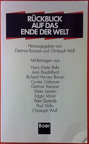 Image du vendeur pour Rckblick auf das Ende der Welt. mis en vente par biblion2