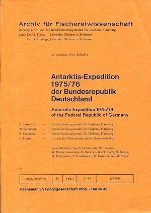 Seller image for Antarktis-Expedition 1975/76 der Bundesrepublik Deutschland - Antarctic Expedition 1975/76 of the Federal Republic of Germany for sale by Sylvain Par