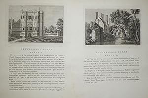 The Antiquities of England and Wales - NETHER HALL, ESSEX Plates 1 and 2